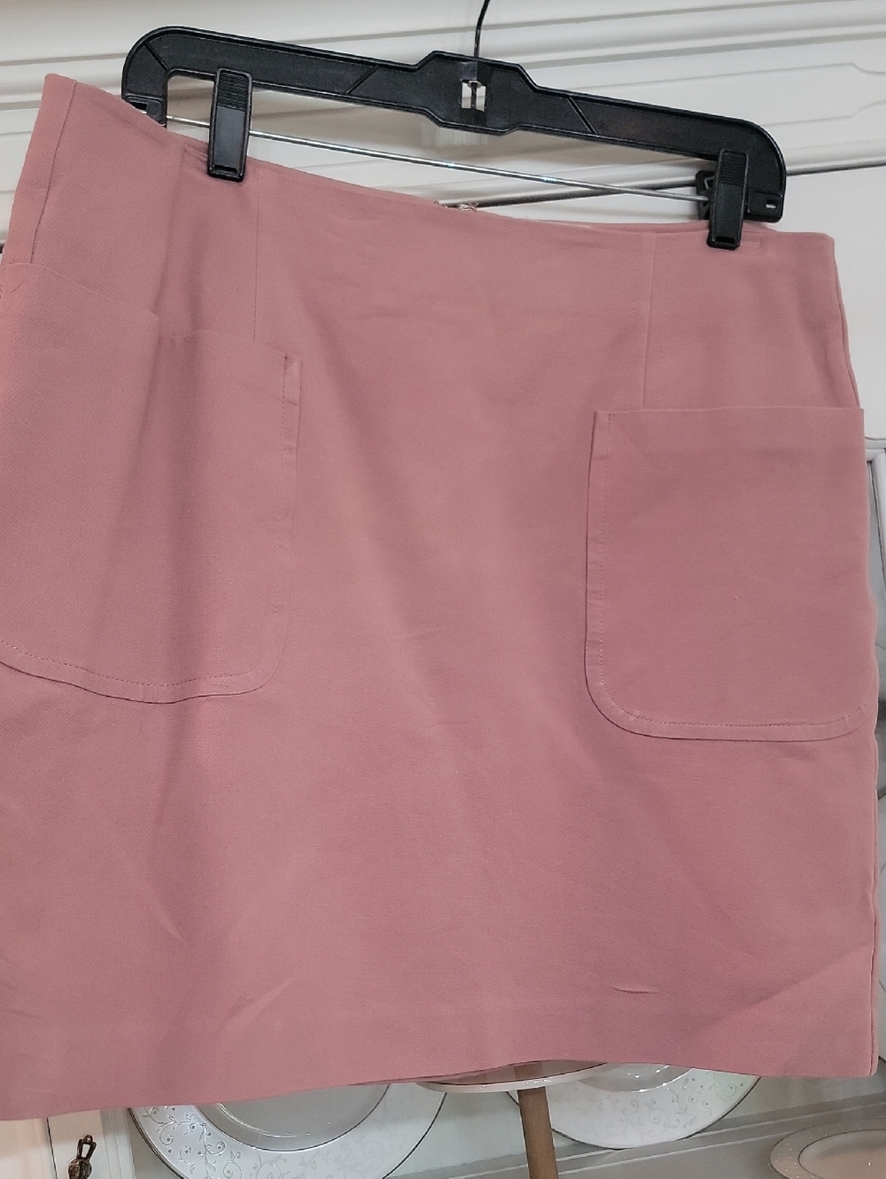 LOFT Dusty Rose A-Line Skirt